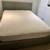 Queen Bed  Room & Board Wyatt - great condition - Derry cement (Twill) 4 thumbnail