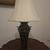 Table Lamp Hand Painted Black Lacquer Asian Oriental Lamp 21 thumbnail