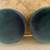 Article Pica 16" Velvet Ottoman - blue (2 available) 2 thumbnail