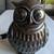 Beautiful 1990s Rare Hand Carved Hardwood Owl Lamp 2 thumbnail