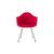 🎁🎄Eames Molded Plastic Armchair, 4-Leg Base, Fully Upholstered ❄️☃ 23 thumbnail