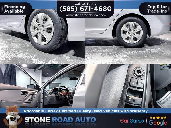 2016 Hyundai Elantra Sdn Man SE Ulsan Plant - $9,995 (Stone Road Auto)63442707822211123