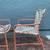 Set of 2 Vintage Pink Solomon Color Brown Jordan Tamiami Patio Chairs 8 thumbnail