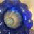 Shannon Crystal Glass Hand Made In Poland Clear-Cobalt Blue Ruffle Edg 4 thumbnail