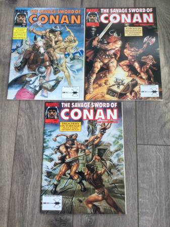 Marvel Comics Savage Sword Conan 1992 Lot 1