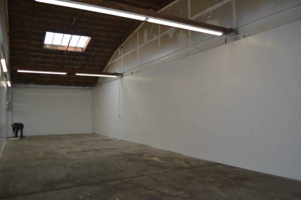 Storage/shop space in warehouse. 1