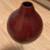 Vase - bamboo red (World Market) 3 thumbnail