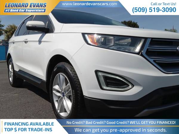 2017 Ford Edge SEL AWD $237/mes - $14,990 (Leonard Evans Used Car Superstore)63442590339203124