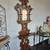 Victorian Walnut Hall Tree Hat Coat Rack Stand Iron Drip Pan c1880 2 thumbnail