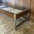 Mcm Glass Top Coffee Table Display Walnut Chrome Metal 1960’s 2 thumbnail