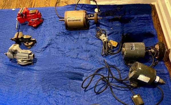 Vintage Tools (Motors, Buffers, Vise Grips, Anvils) 1