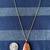 Antique 9K yellow gold red Jadeite Jade buddha & 14k gold necklace 1 thumbnail