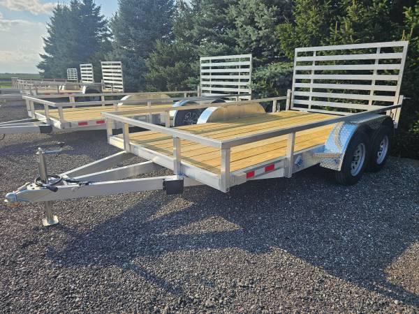 2026 Jaxon Fab 7x14 Tandem Aluminum Utility Trailer 1