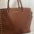 MICHAEL KORS Brown Safiano Leather Large studed Tote 2 thumbnail