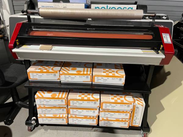 Phoenix 44” Hot Laminator with Stand 1