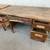 Wood 6 drawer desk large 2 thumbnail