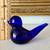 Gibson Art Glass Blue Bird of Happiness Excellent Condition 1988 5 thumbnail