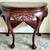 Rosewood Half Round Table with Marble Top 3 thumbnail