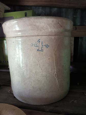 4 gallon antique crock 1