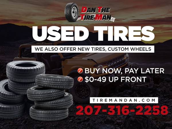 Used Tires in Stock Now | Buy Today, Pay Later – Fast, Easy Approval 1