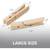 Wooden Clothespins Clothes Pins Wood NEW 3 thumbnail