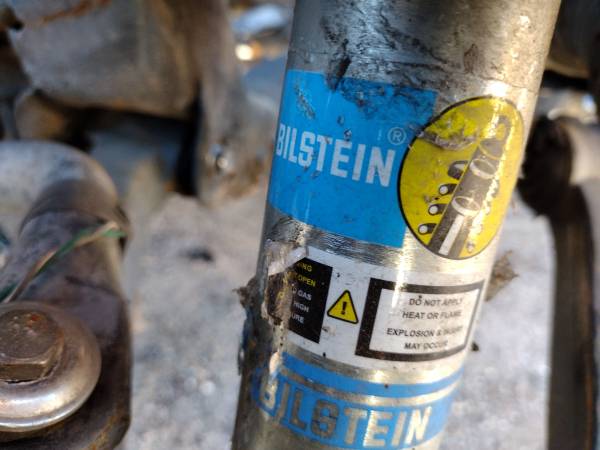 Bilstein Chevy front coilovers 1