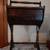 VINTAGE SEWING BASKET FLOOR STAND 1 thumbnail