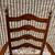 Henkel Harris  High Ladder Back Rust Seat Dining Chairs 13 thumbnail