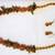 SET Carnelian Stone NECKLACE and EARRINGS Polished Stones Beaded 5 thumbnail