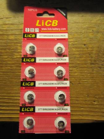BRAND NEW 8x SR626SW WATCH BATTERY  Long-Lasting High Capacity Silver 1
