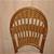 Unique Vintage Bentwood Rattan Bamboo Fan Side Chair, needs seat cover 2 thumbnail