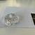 Vintage cut clear solid crystal paperweight 8 thumbnail