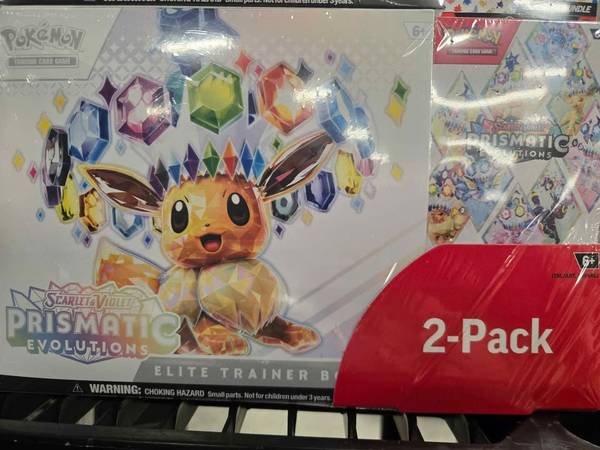Pokemon Prismatic Evolutions 2PK Bundle 1