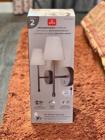 RECHARGEABLE  SCONCES 1