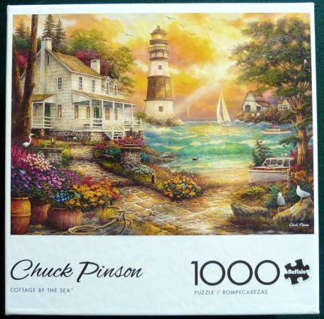 5 LIKE NEW 1000 pieces puzzles - set #5 1