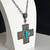 Navajo D. Troutman Large Turquoise Amethyst Pendant Necklace 106.2 Gr 3 thumbnail