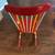 Rocking chair with colorful paint job 4 thumbnail