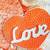 🧡 DAZZLING ORANGE DOUBLE HEART LOVE FRONT DOOR DECOR $40 2 thumbnail