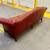OBO Tufted leather chippendale couch with wicker-look seat cushions like new 3 thumbnail