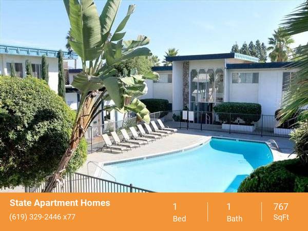 $2,390 / 1br - 767ft2 - Almacenamiento adicional, estacionamiento asignado con acceso controlado, termostato electrónico (San Diego)63845976044931120