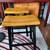 Modern Solid Wood Saddle-Seat Barstool - Set of 4 2 thumbnail