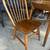 Beautiful Vintage Golden Oak Dropleaf Table With Two Chairs 8 thumbnail