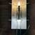 Artsy modern simple glass leaves wall lamp light 4 thumbnail