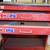 Red toolbox, It is in good condition overall. 26"W X 13"Deep X 27" hig 2 thumbnail