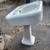 Standard Brand Victorian Cast Iron Enamel Pedestal Sink 1928 bathroom 7 thumbnail
