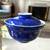 9 Stunning Japanese Lidded Colbolt blue and gold trim Fukagawa Atari Ware 4” 10 thumbnail