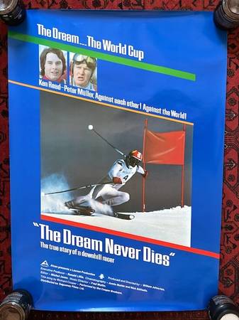 Original THE DREAM NEVER DIES Rolled 1 Sheet Poster 1