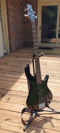 Ibanez 4 string bass guitar, electric 1