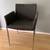 Chrome & Gray Upholstered Accent / Dining Armchair MCM Modern - B.O. 1 thumbnail