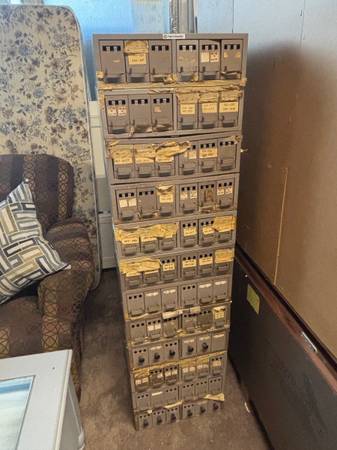 Small metal storage divider bins 1